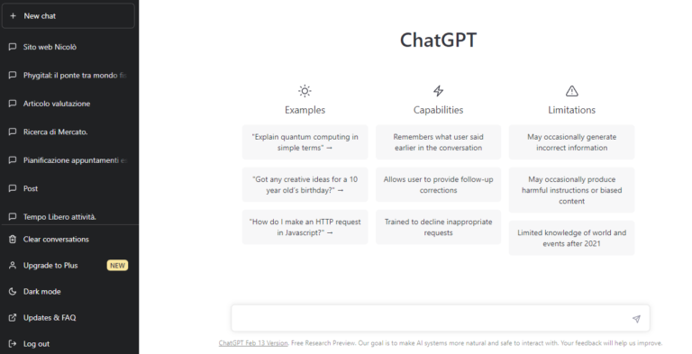 Scopri di più sull'articolo Cos’è ChatGPT?